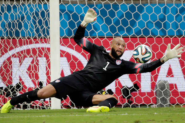 tim howard us men's national team 2014 world cup